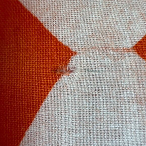 NWT Studio 189 Cotton Maxi Blouson Sleeve Shirt Dress in Orange Size Small - Picture 9 of 15